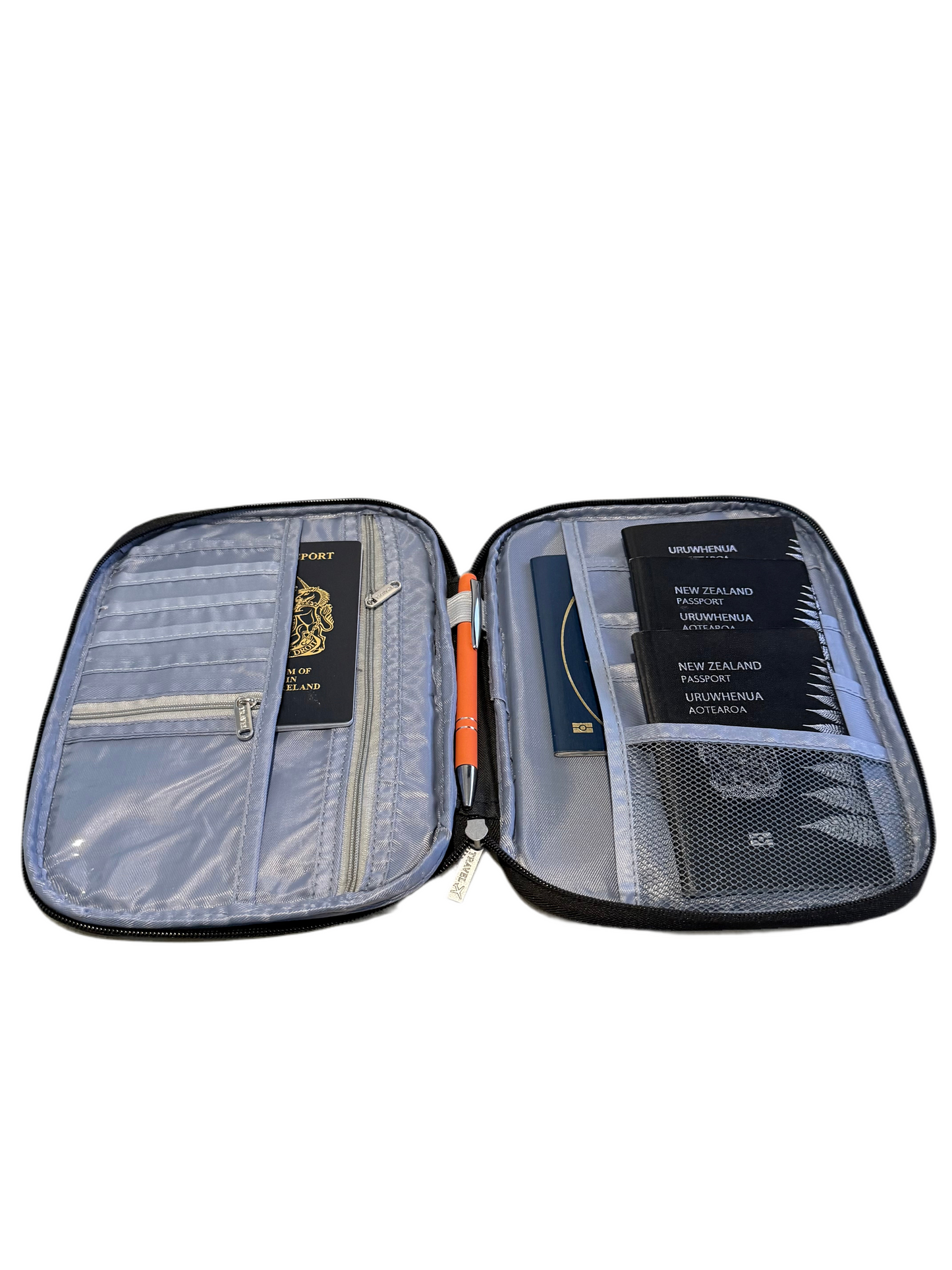 Family Passport Holder - Up to 4 passports - Happy Travels! - Sav's Store