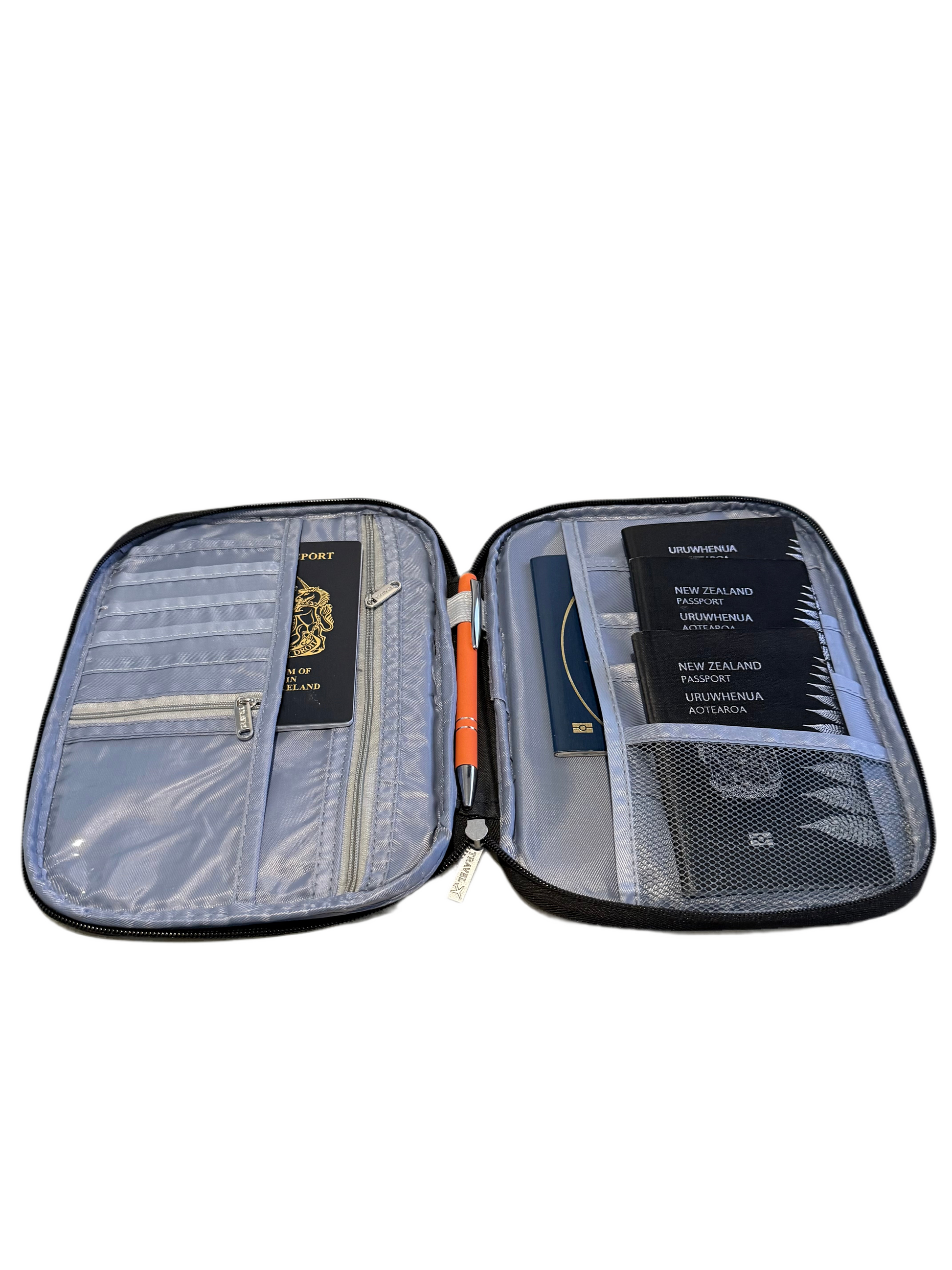 Family Passport Holder - Up to 4 passports - Happy Travels! - Sav's Store