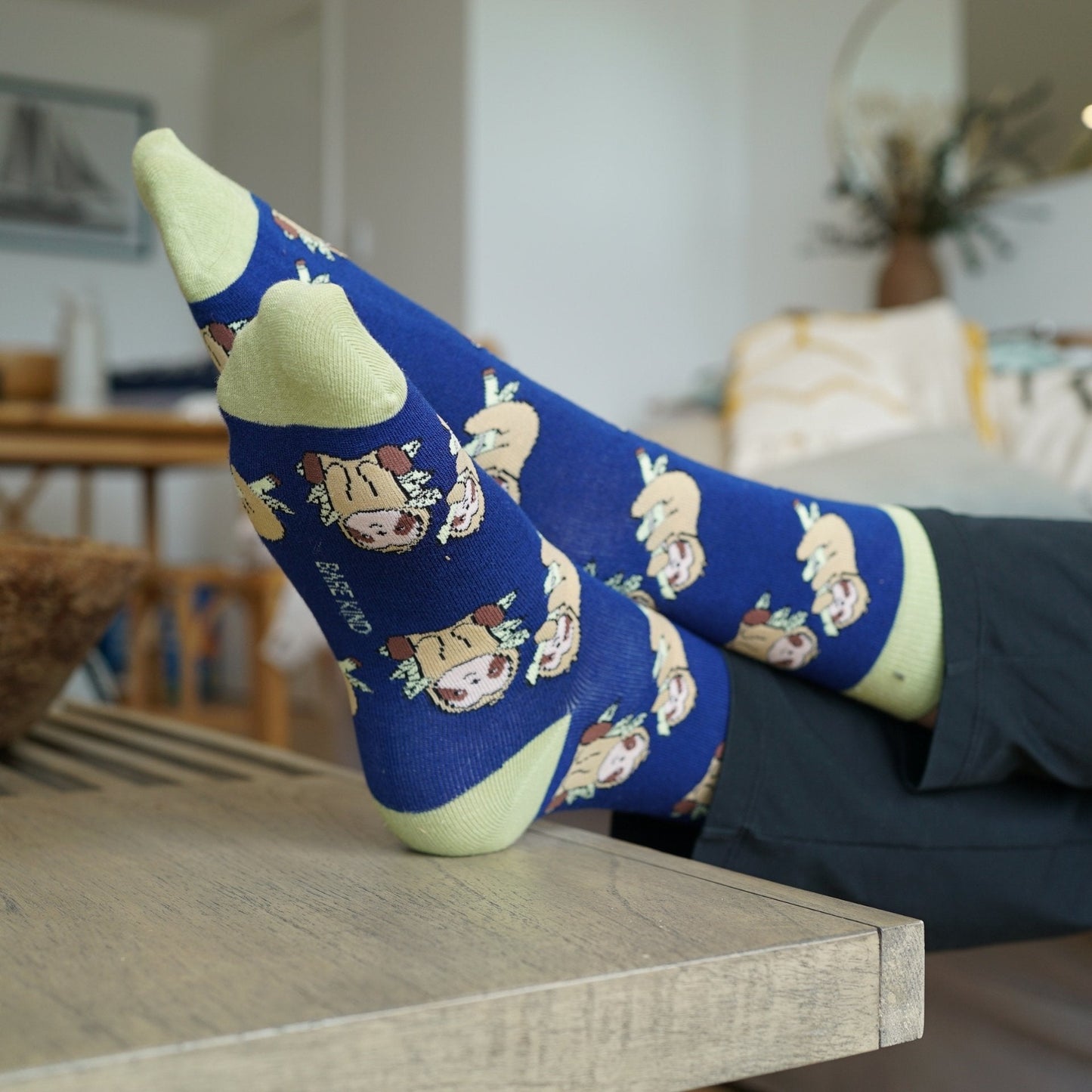 Save the Blue Sloth Bamboo Socks - Sav's Store