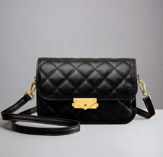 Jasmine Shoulder Bag - Black (Pre-order) - Sav's Store