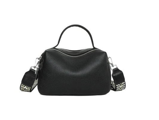 Soft leather camera bag - Black (Pre-order) - Sav's Store