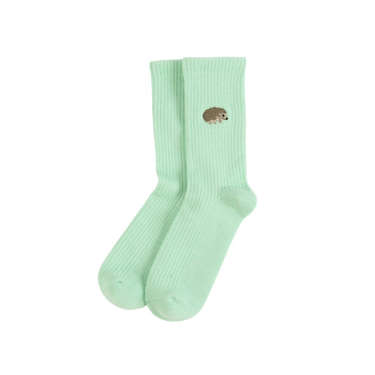 Save the Hedgehog Ribbed Bamboo Socks - Sav's Store