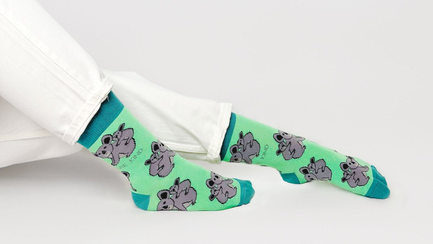 Save the Koalas Bamboo Socks - Sav's Store