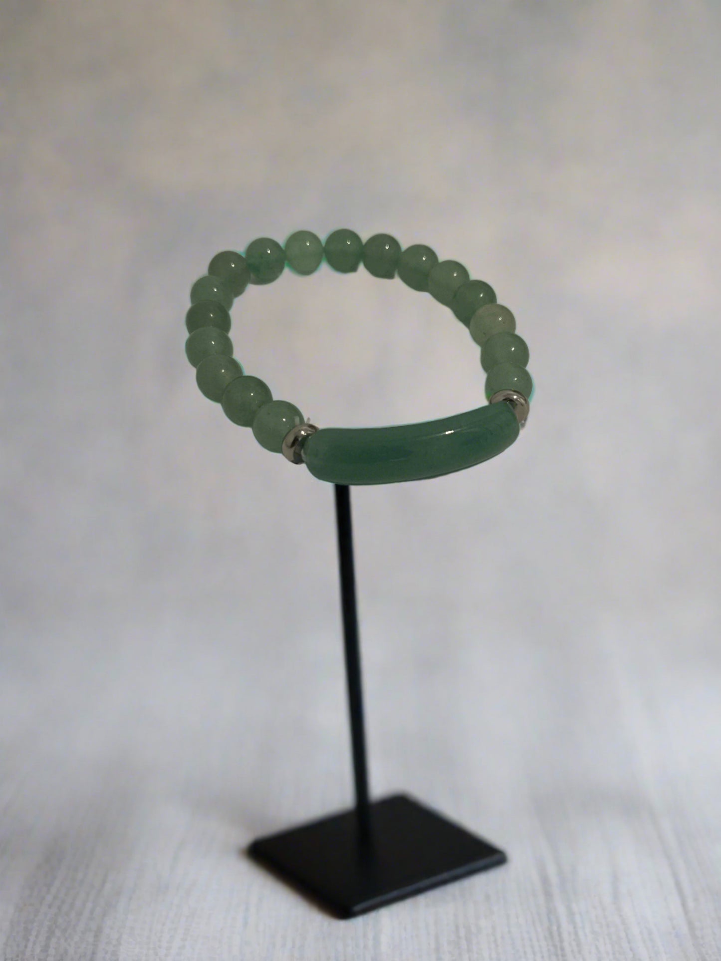 Green gemstone bracelet