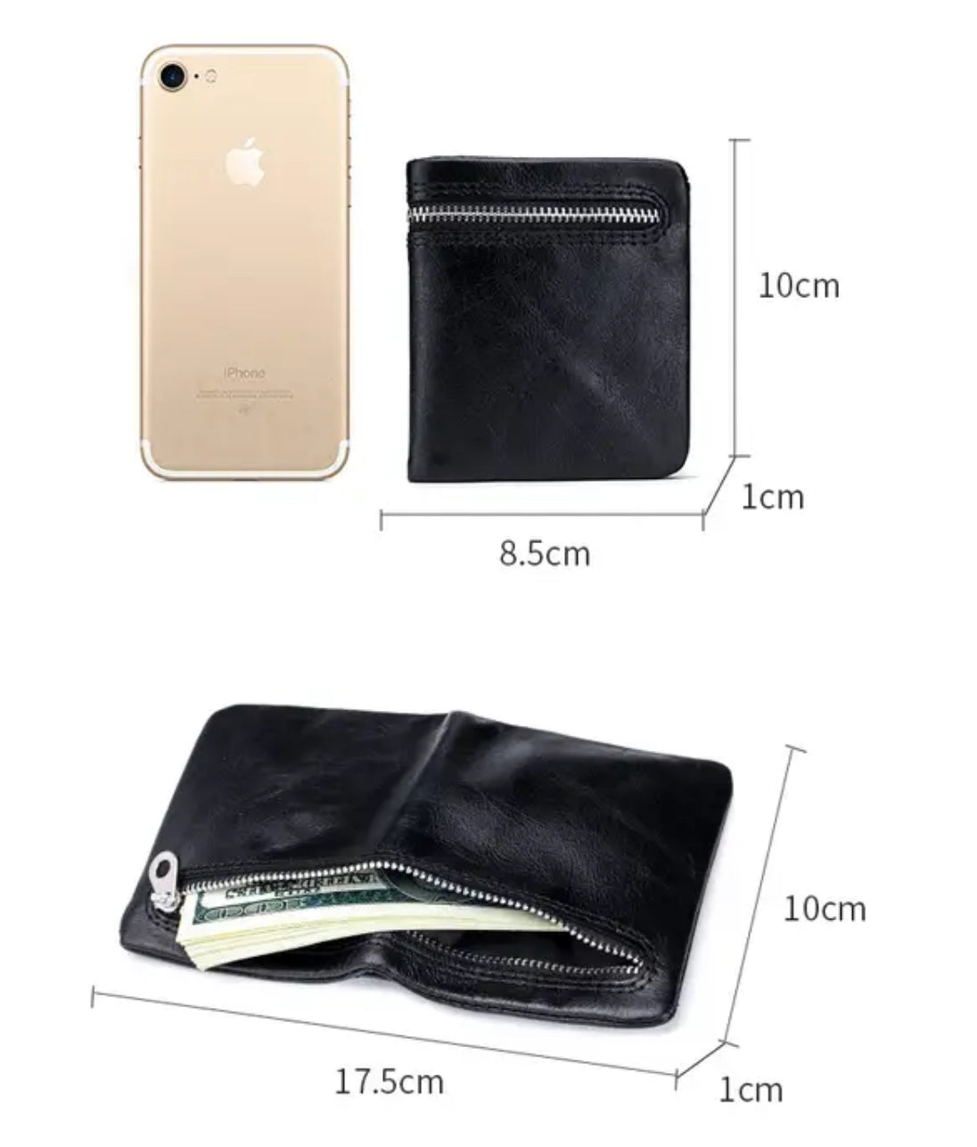 Slim Wallet - Black - Sav's Store