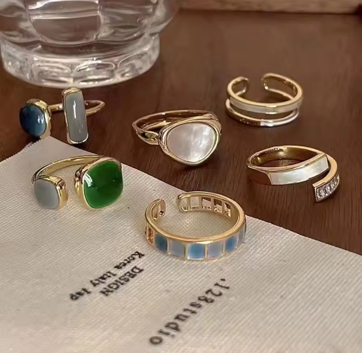 Ajustable Band Fashion Rings Set - Sav's Store