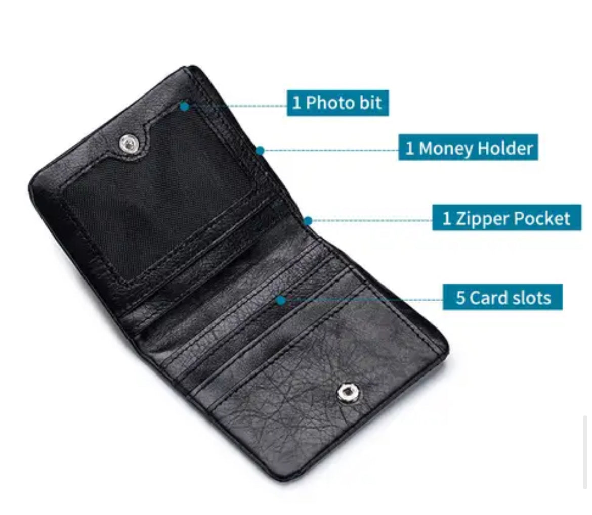 Slim Wallet - Black - Sav's Store