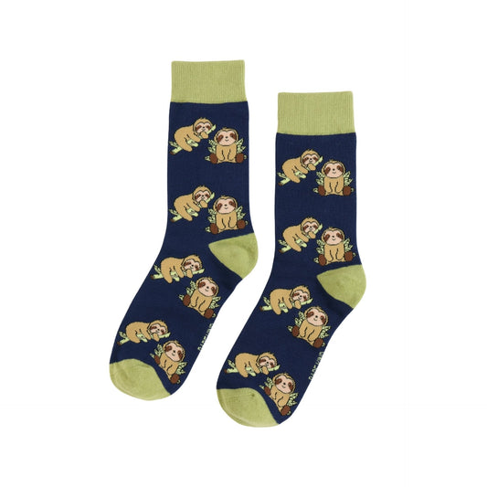 Save the Blue Sloth Bamboo Socks - Sav's Store