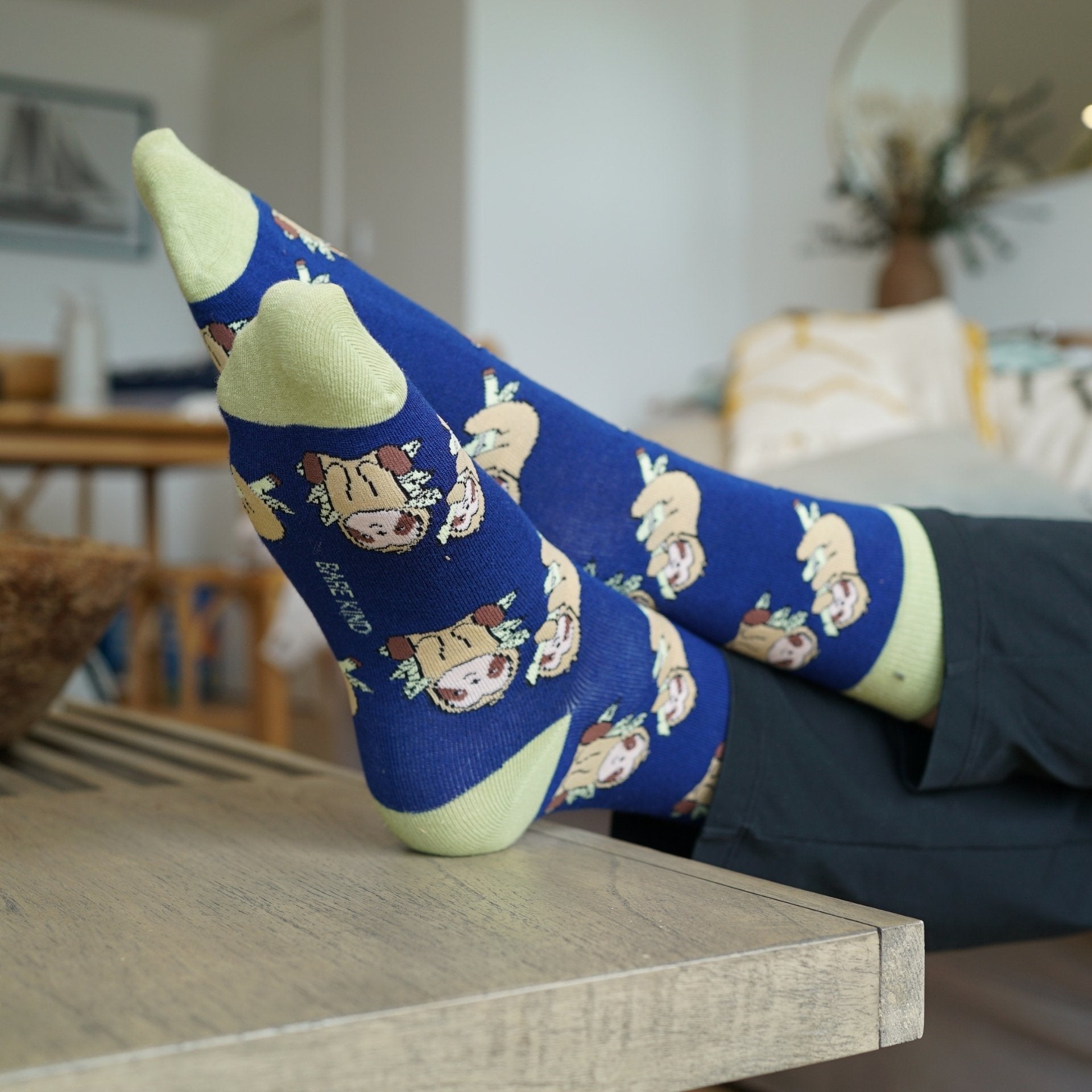 Save the Blue Sloth Bamboo Socks - Sav's Store