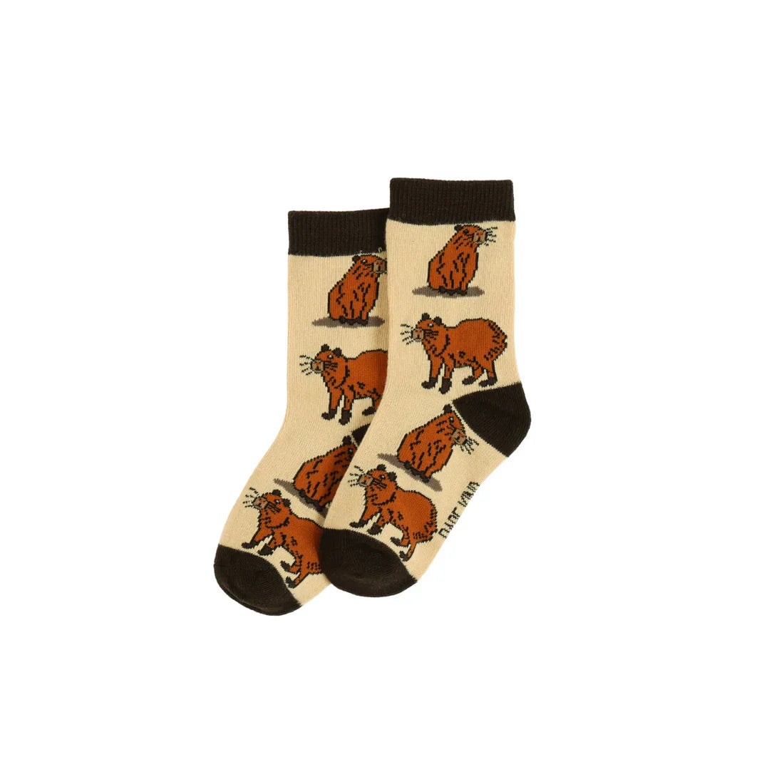 Save the Capybara Bamboo Socks for Kids - Sav's Store