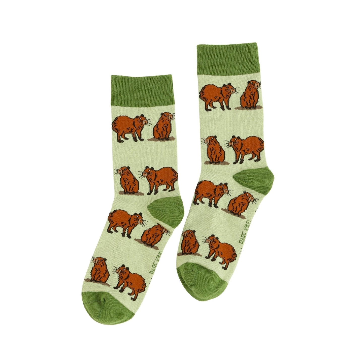 Save the Green Capybara Bamboo Socks - Sav's Store