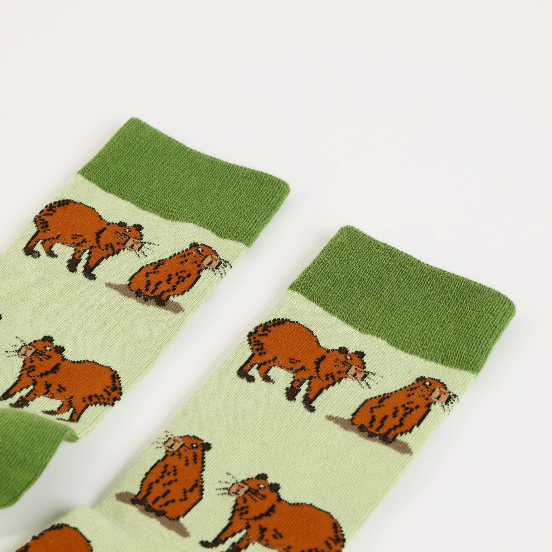 Save the Green Capybara Bamboo Socks - Sav's Store