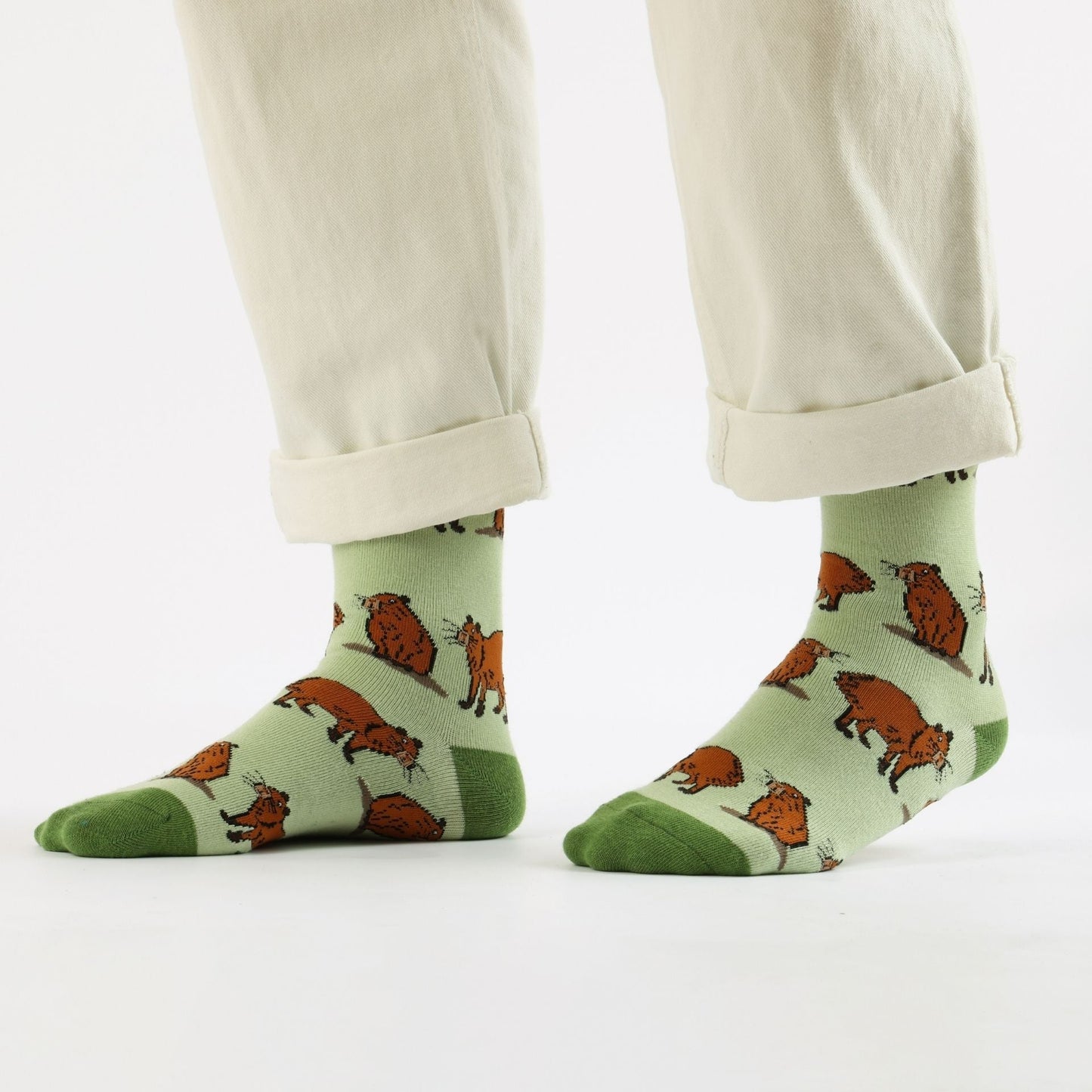 Save the Green Capybara Bamboo Socks - Sav's Store