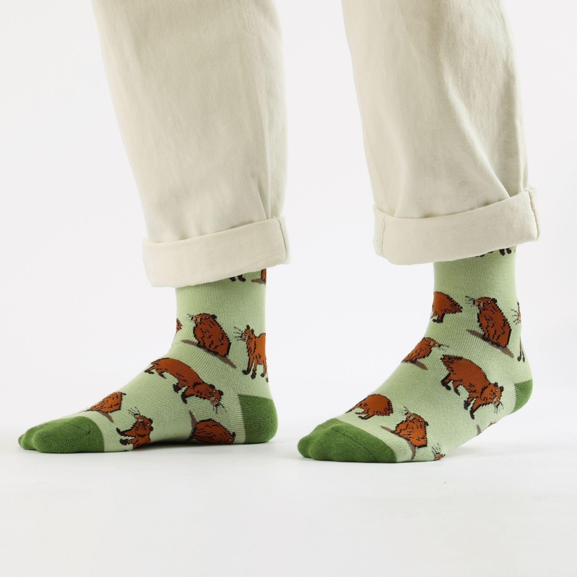 Save the Green Capybara Bamboo Socks - Sav's Store
