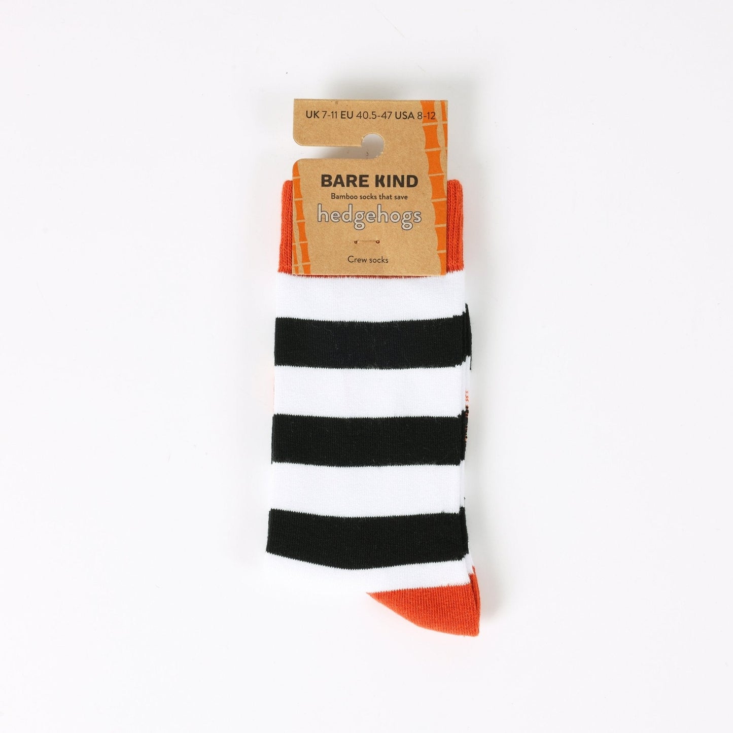 Save the Striped Hedgehog Bamboo Socks - Sav's Store