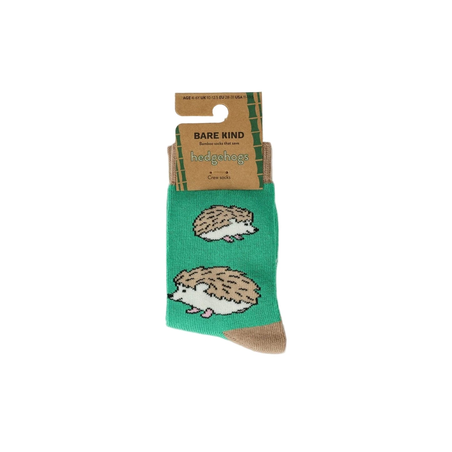 Save the Hedgehogs Bamboo Socks for Kids - Sav's Store