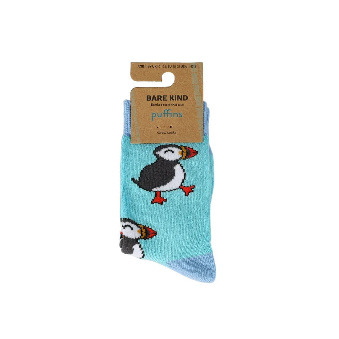 Save the Puffin Bamboo Socks for Kids - Sav's Store