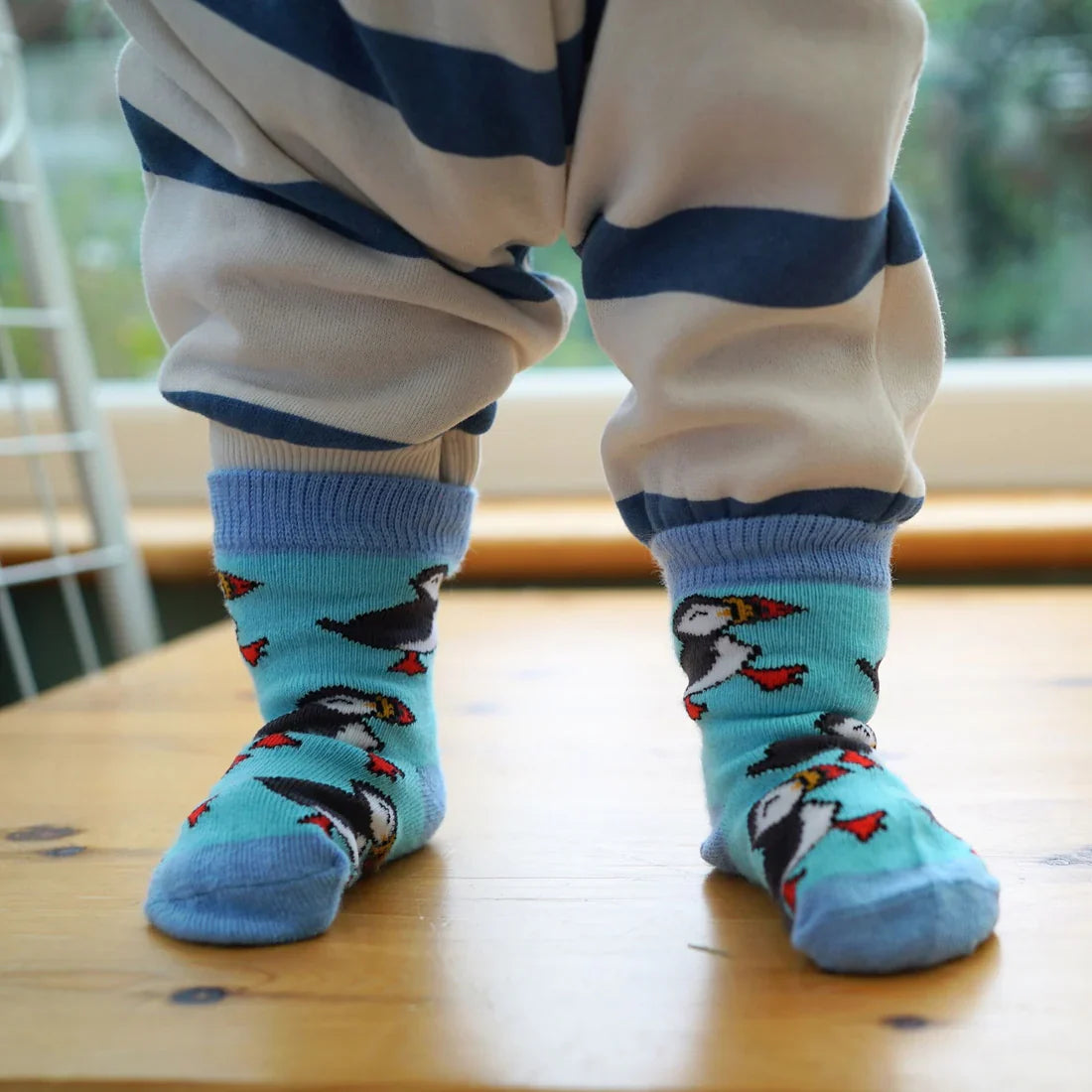 Save the Puffin Bamboo Socks for Kids - Sav's Store