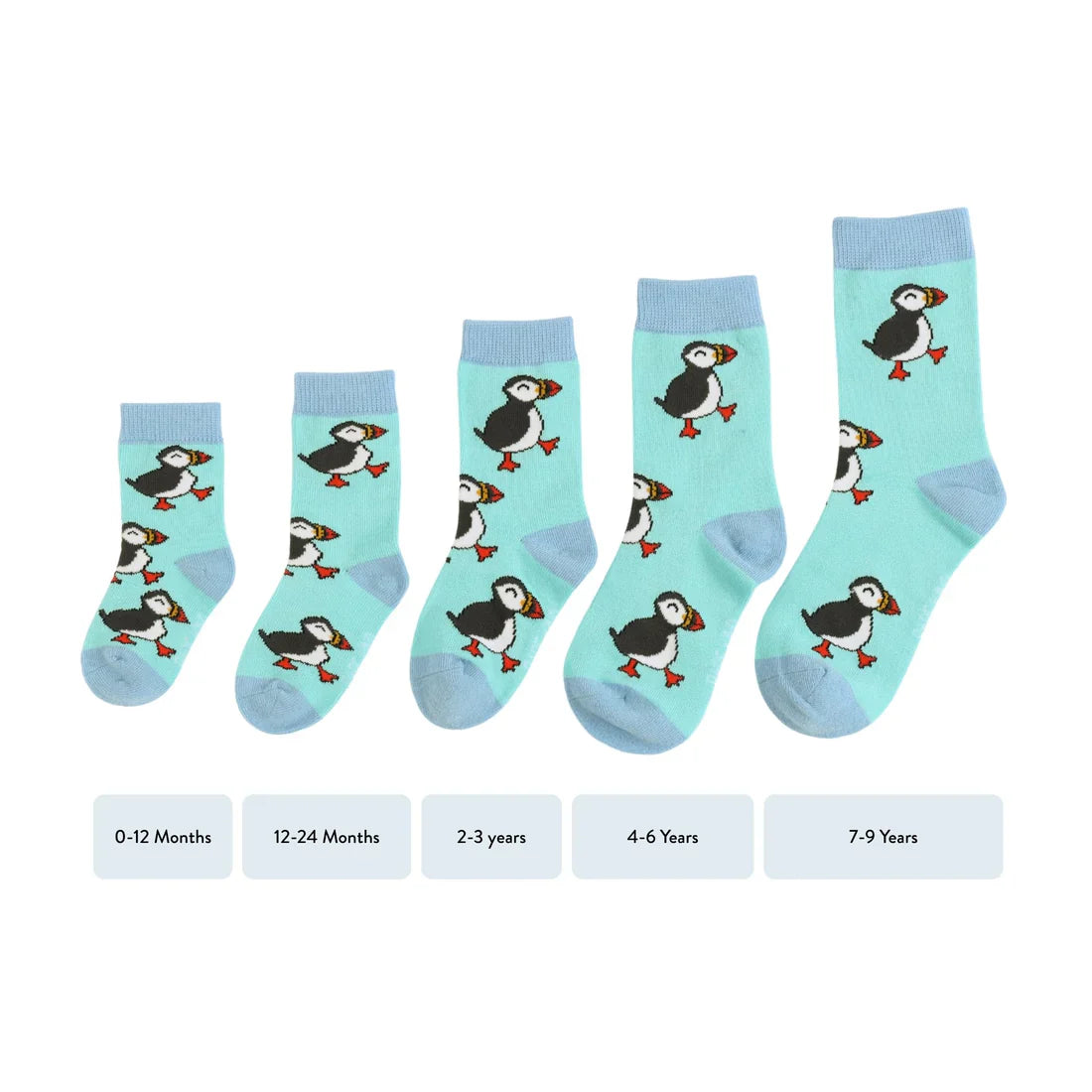 Save the Puffin Bamboo Socks for Kids - Sav's Store