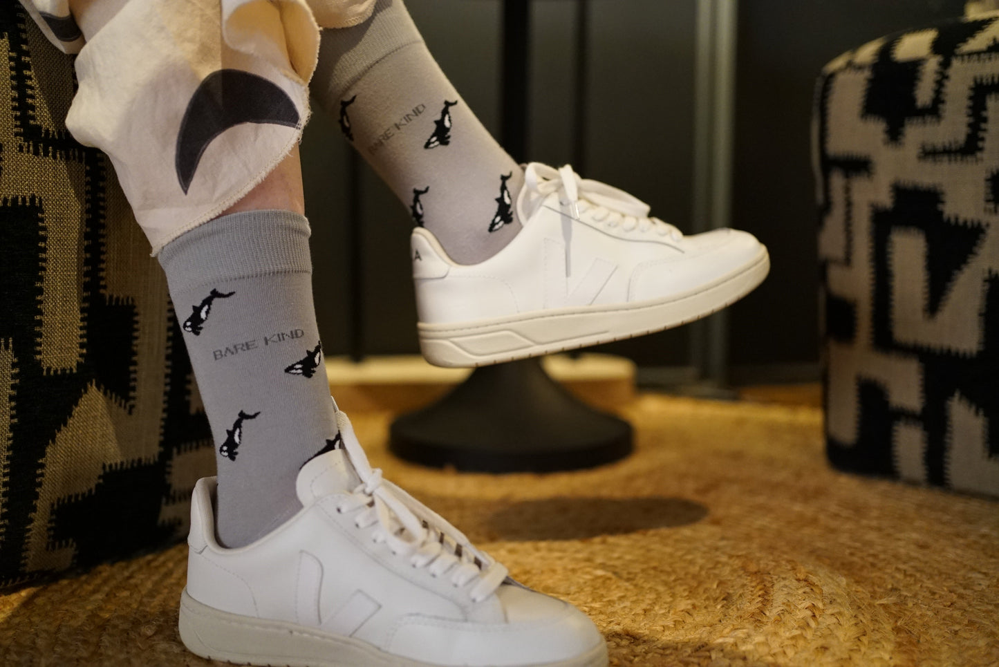 Save the Orca Small Motif Socks - Sav's Store
