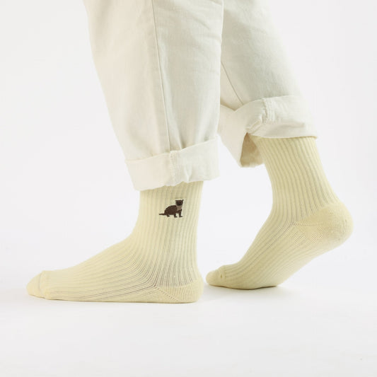 Save the Otter Ribbed Bamboo Socks - Sav's Store