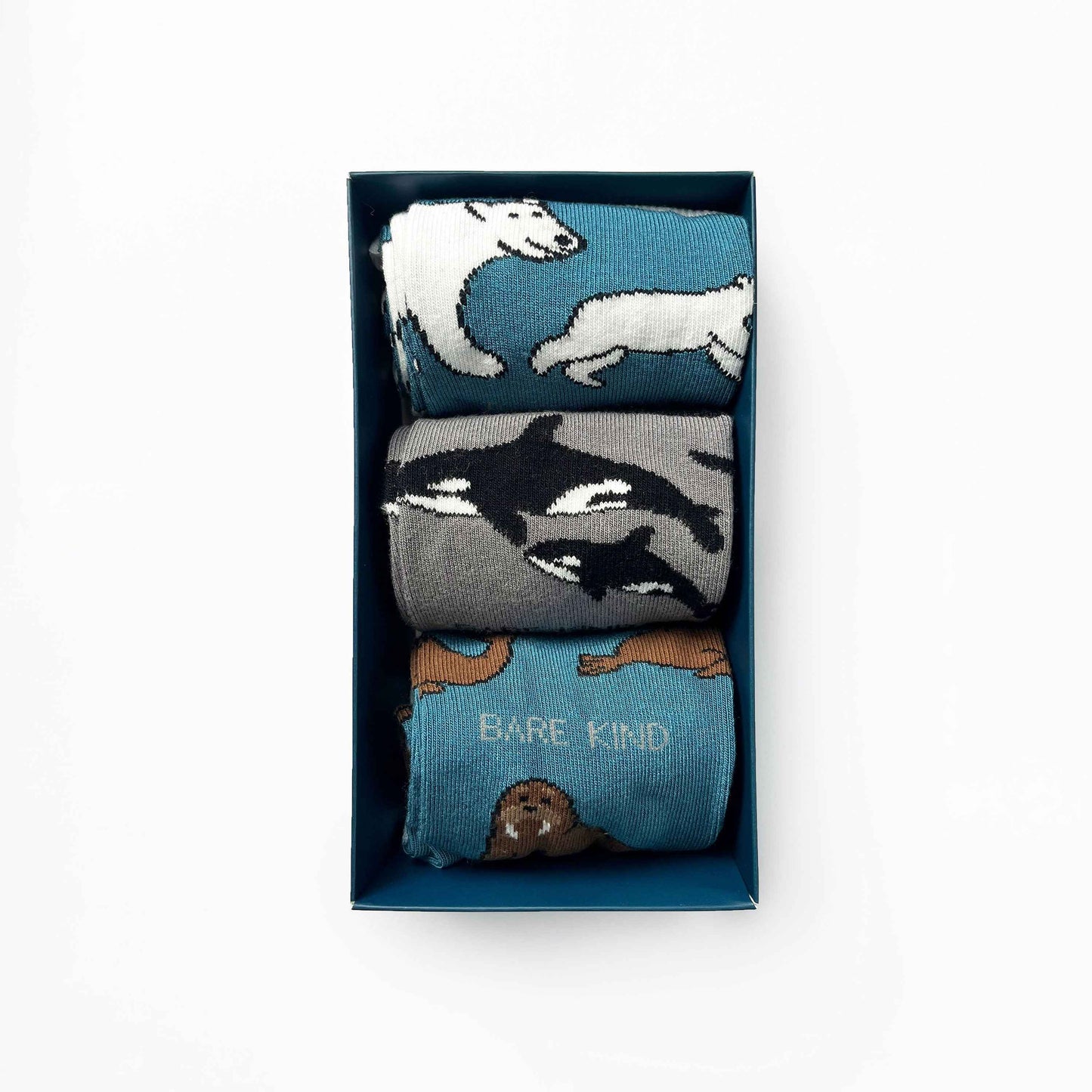 Arctic Animals Bamboo Socks Gift Box of 3 - Sav's Store