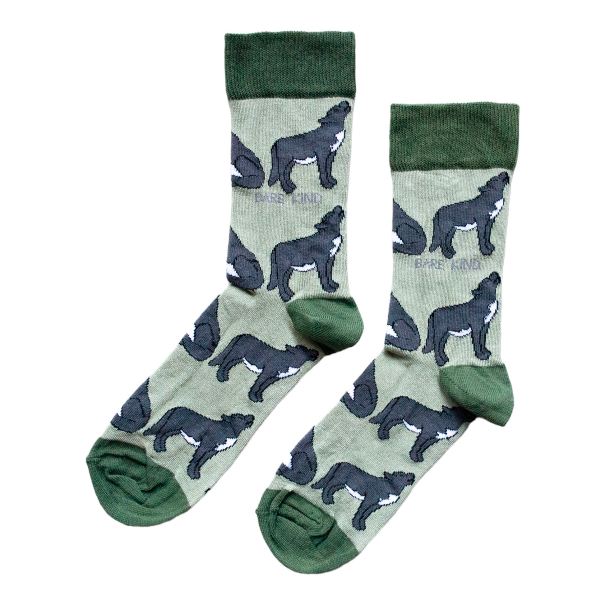 Save the Wolves Bamboo Socks - Sav's Store