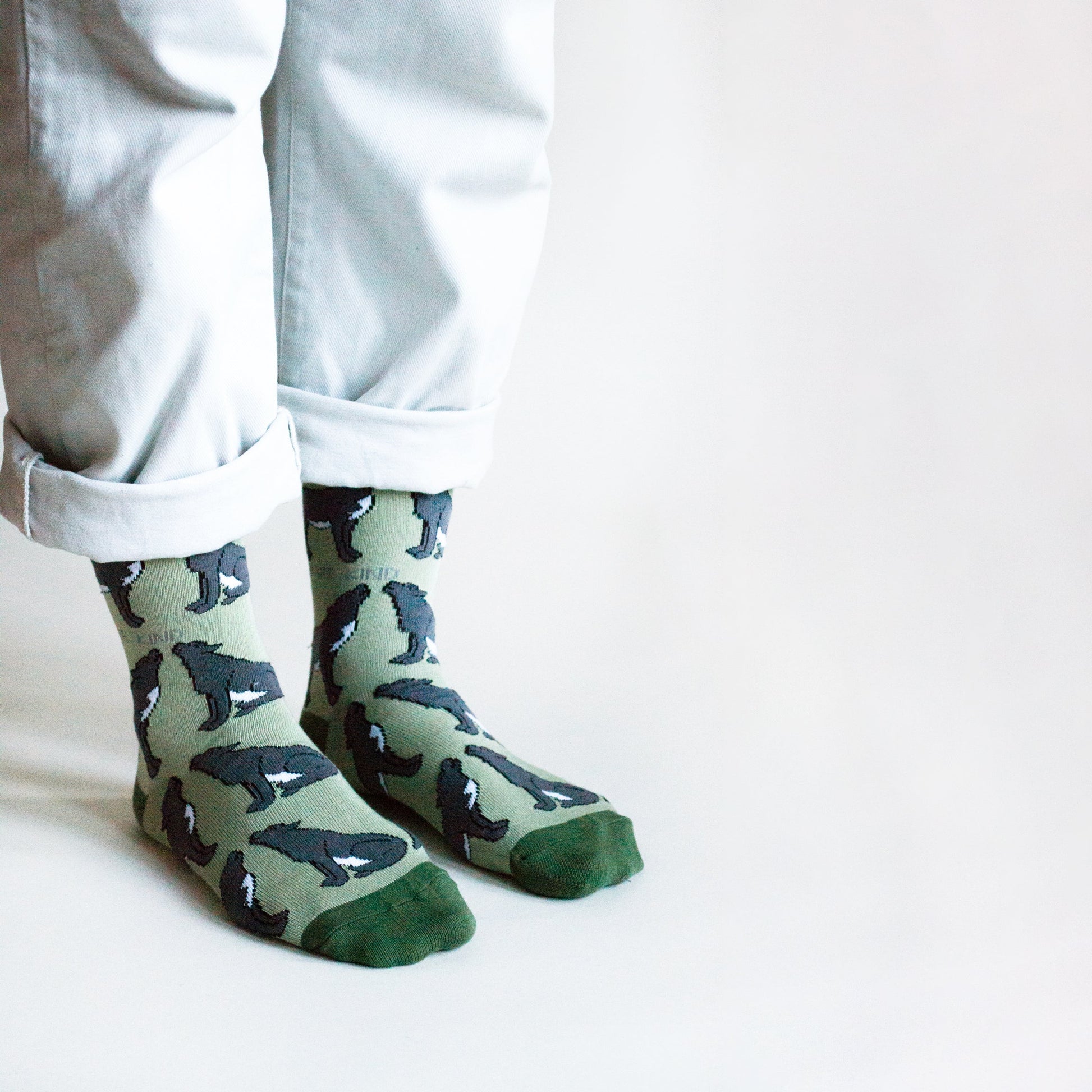Save the Wolves Bamboo Socks - Sav's Store