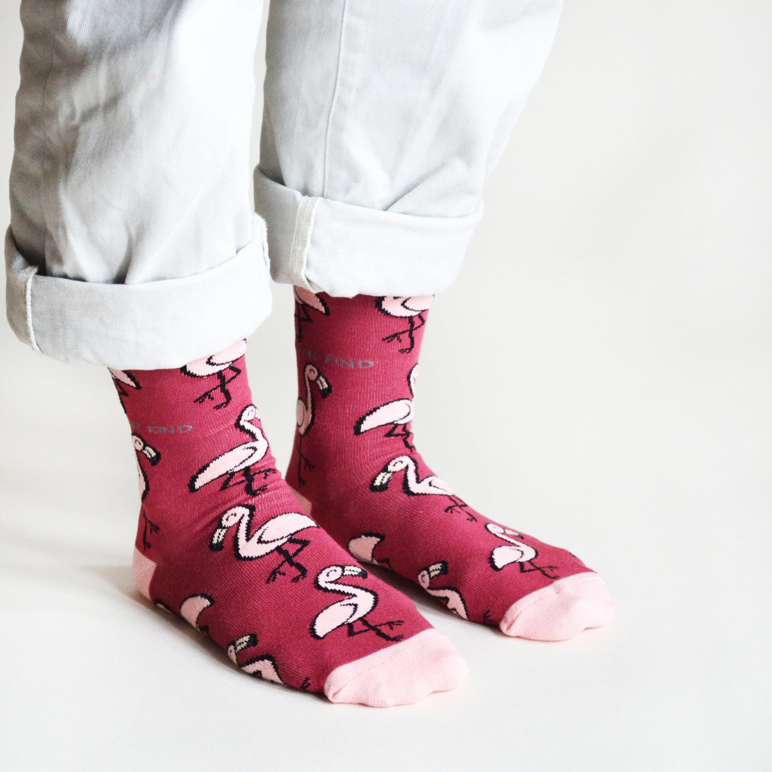 Save the Flamingos Bamboo Socks - Sav's Store