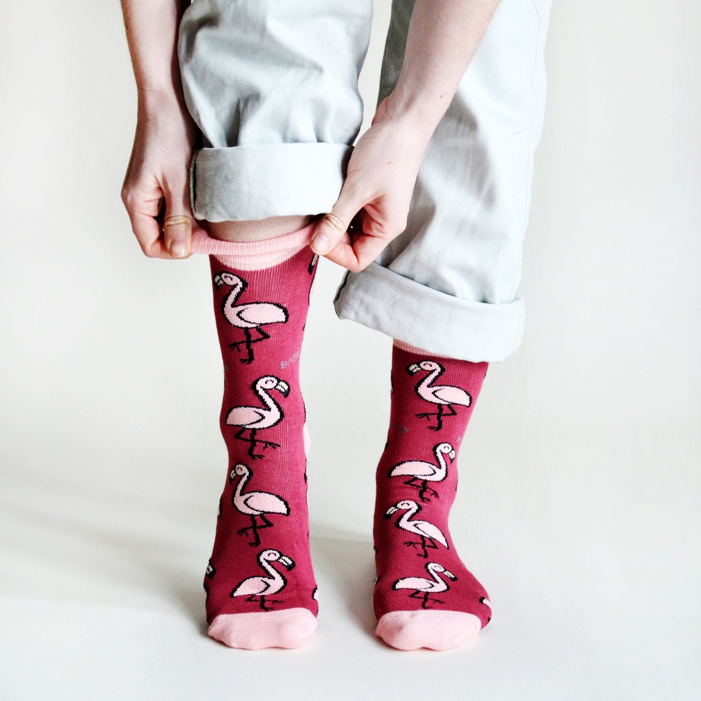 Save the Flamingos Bamboo Socks - Sav's Store