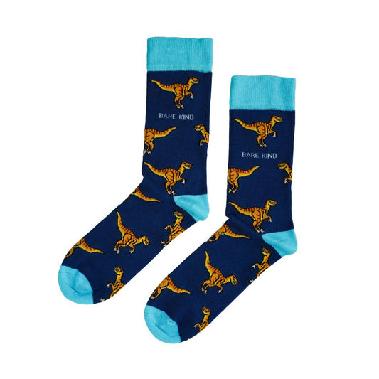 Save the Velociraptors Bamboo Socks - Sav's Store