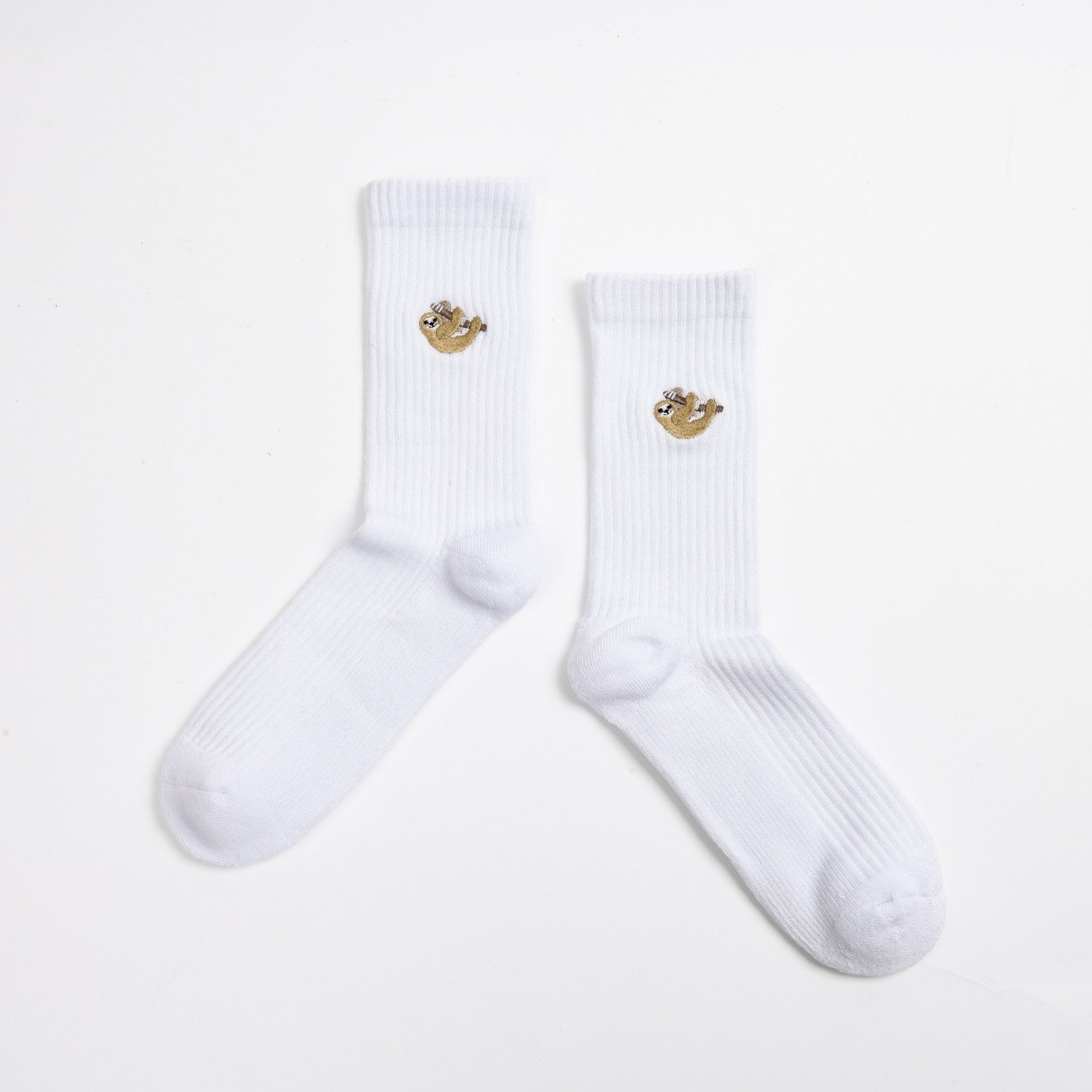Save the Sloths Ribbed Bamboo Socks - Sav's Store