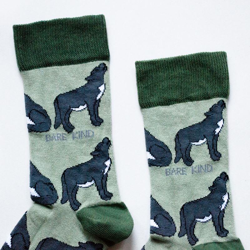 Save the Wolves Bamboo Socks - Sav's Store