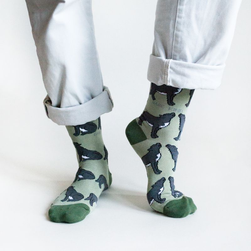 Save the Wolves Bamboo Socks - Sav's Store