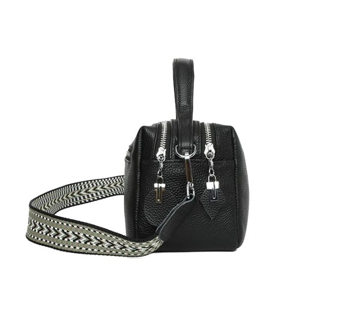 Soft leather camera bag - Black (Pre-order) - Sav's Store