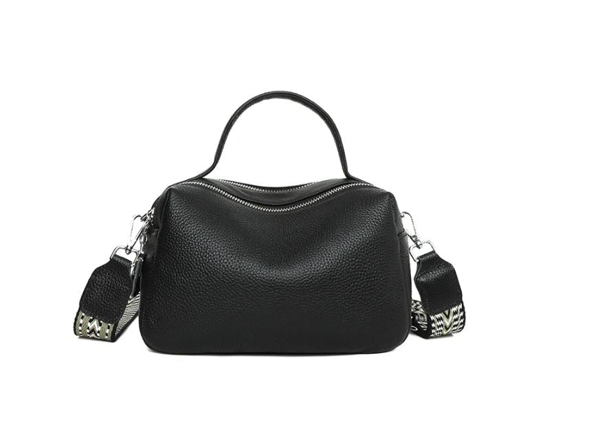 Soft leather camera bag - Black (Pre-order) - Sav's Store