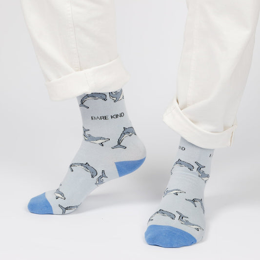 Save the Dolphin Bamboo Socks - Sav's Store