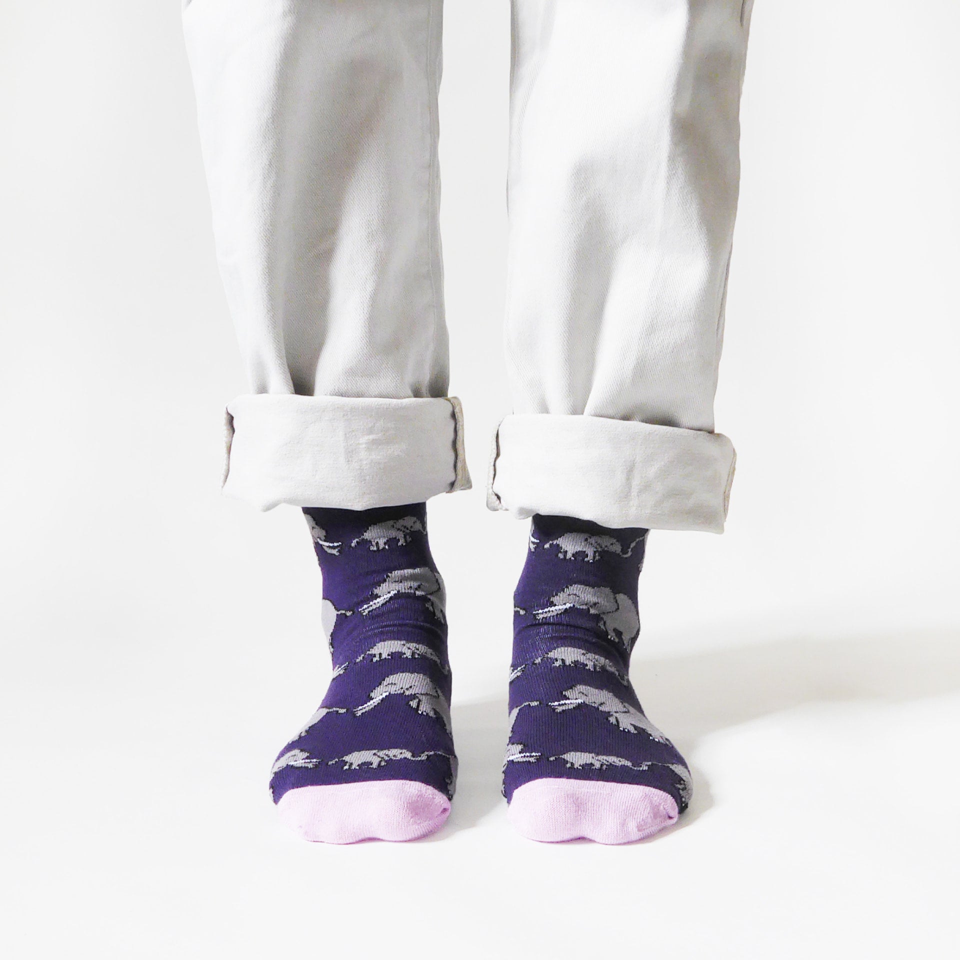 Save the Elephants Bamboo Socks - Sav's Store