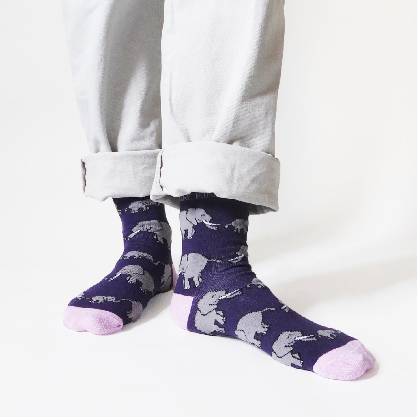 Save the Elephants Bamboo Socks - Sav's Store