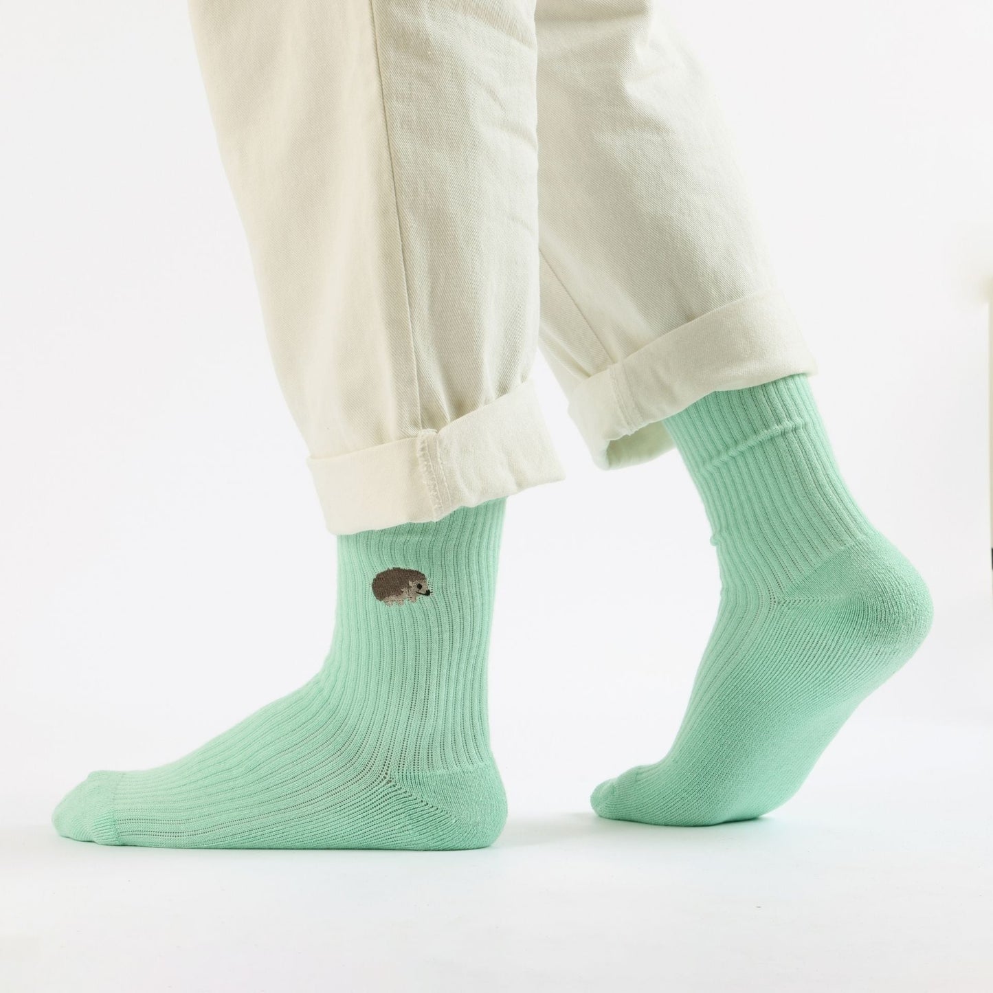 Save the Hedgehog Ribbed Bamboo Socks - Sav's Store
