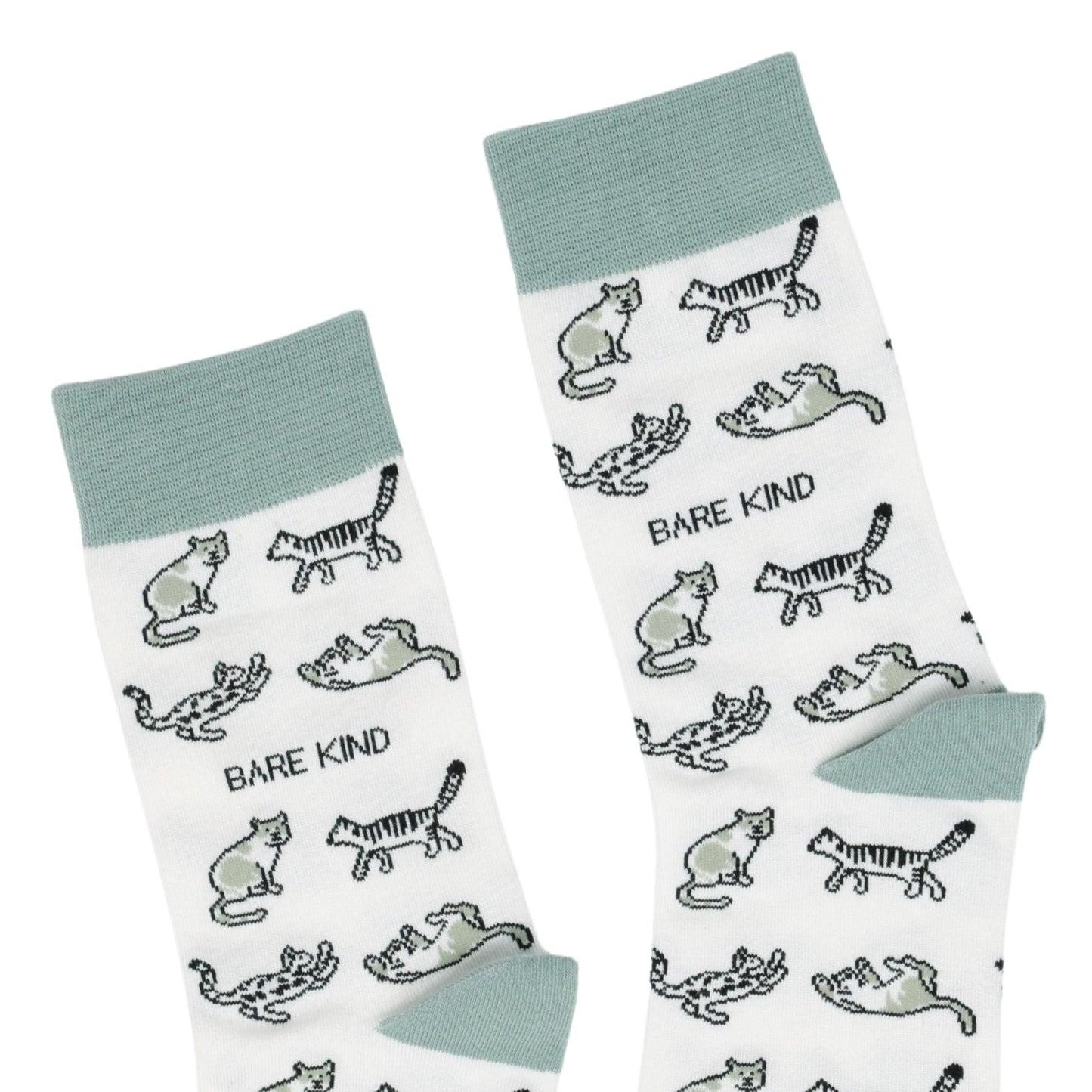Save the Green Cat Bamboo Socks - Sav's Store