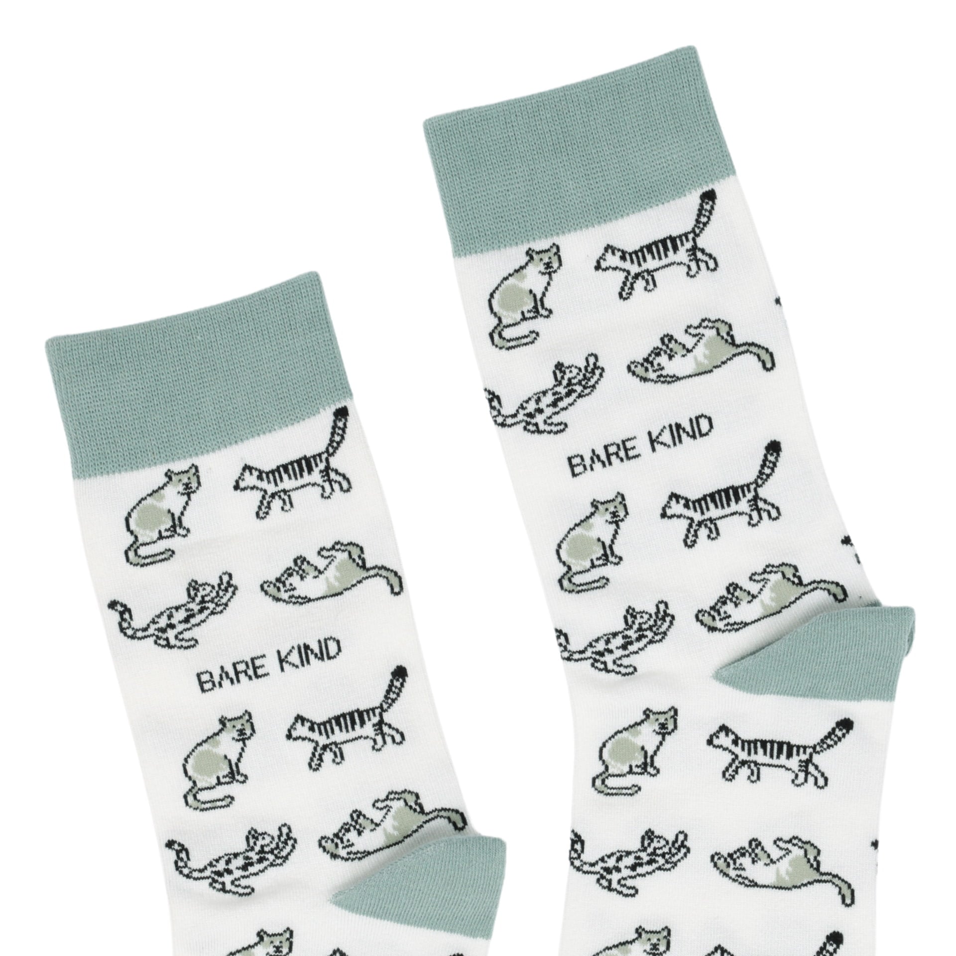 Save the Green Cat Bamboo Socks - Sav's Store