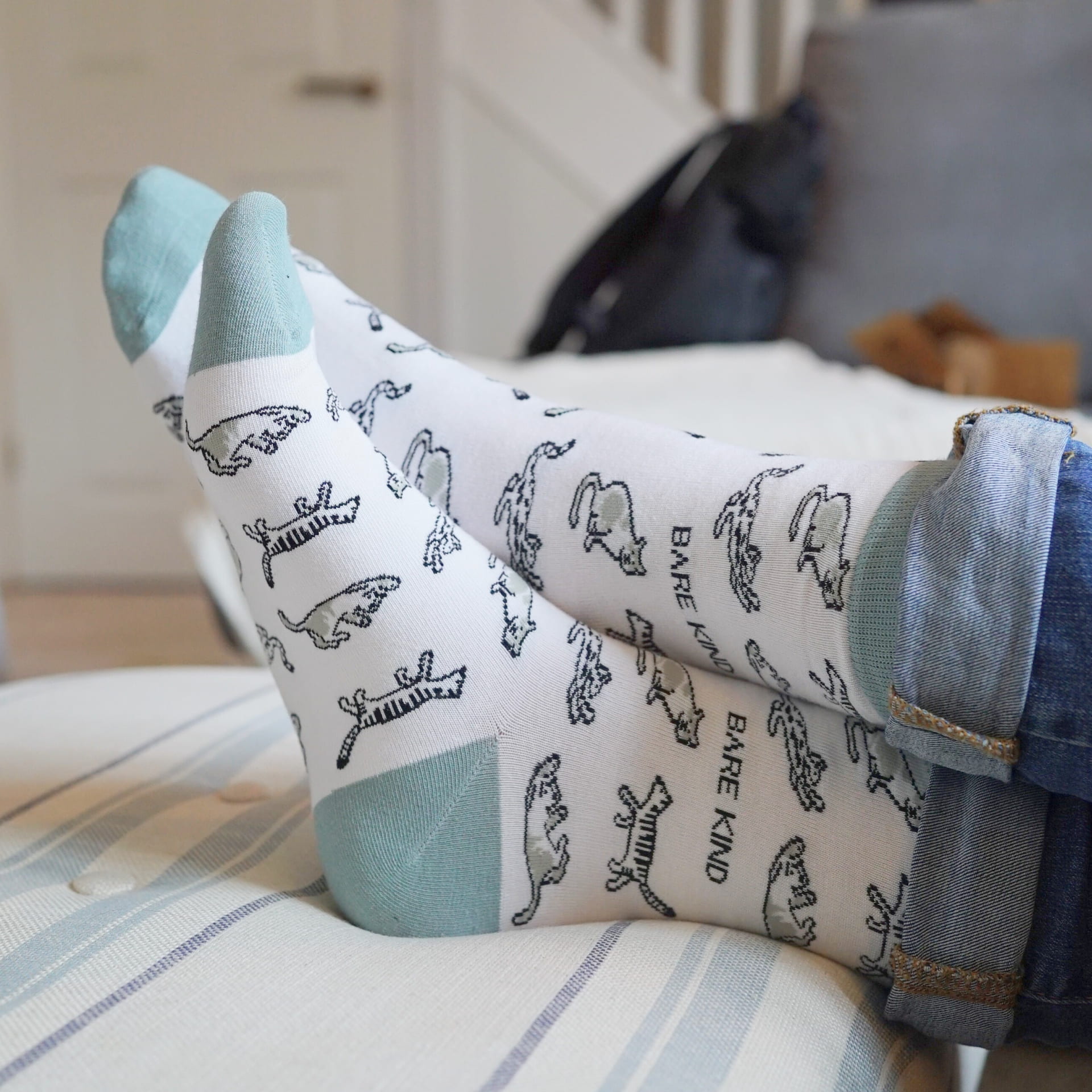 Save the Green Cat Bamboo Socks - Sav's Store