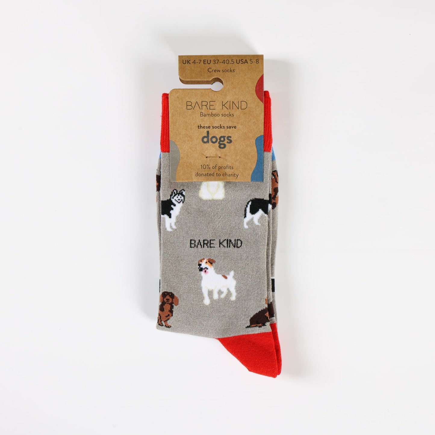 Save the Grey Dog Bamboo Socks - Sav's Store