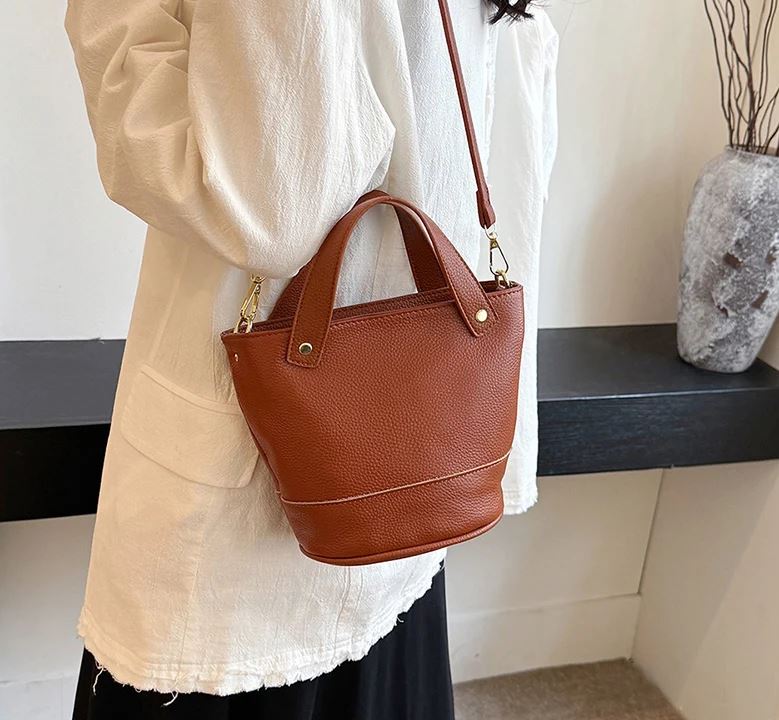 Daily bucket bag - Earthy Brown - Sav's Store