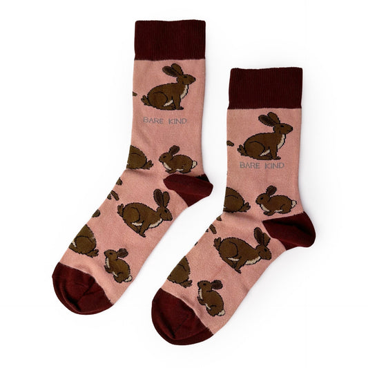 Save the Hares Bamboo Socks - Sav's Store