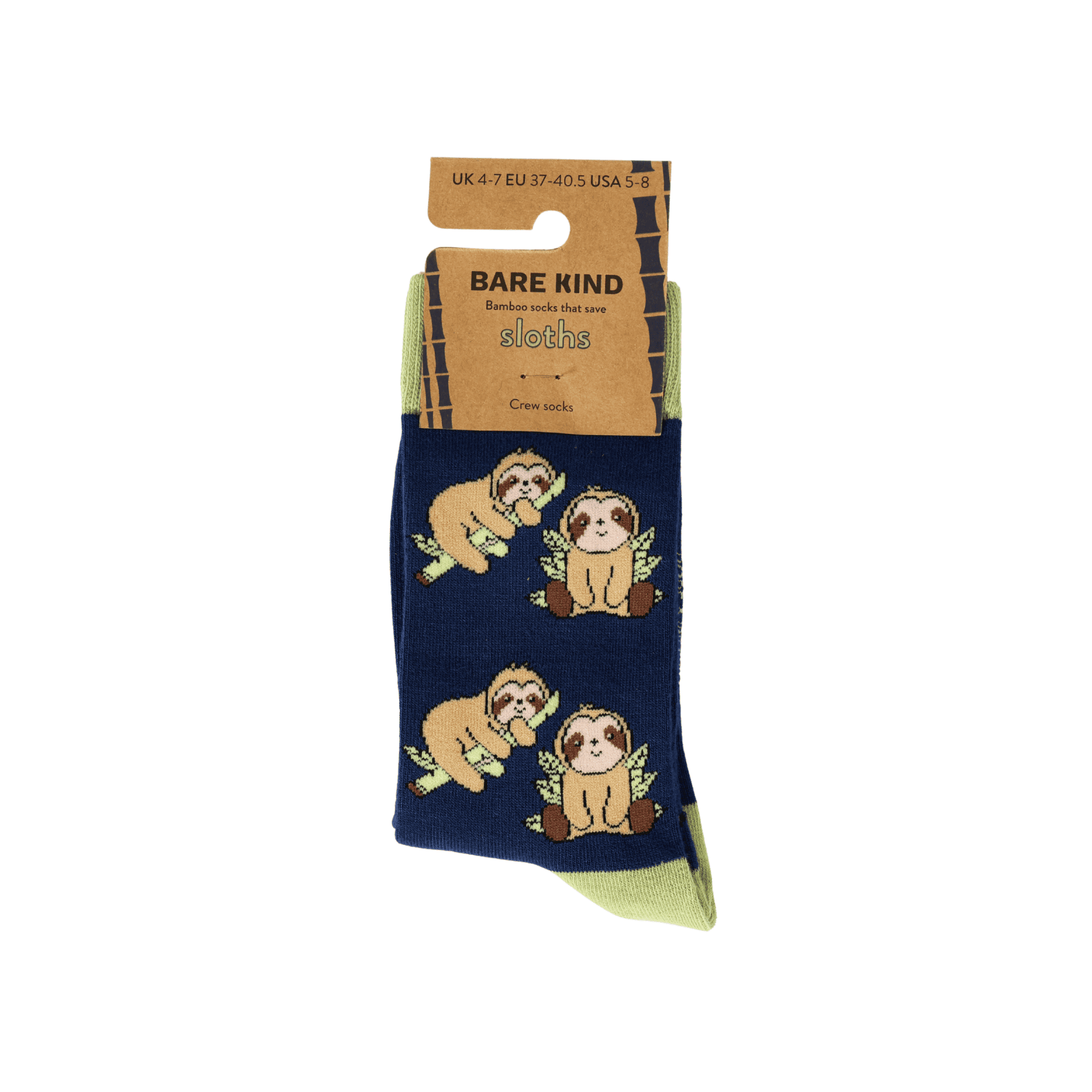 Save the Blue Sloth Bamboo Socks - Sav's Store