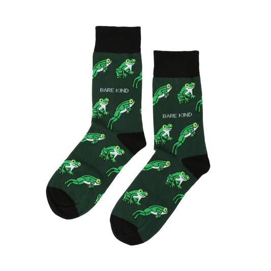 Save the Tree Frog Bamboo Socks - Sav's Store